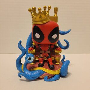 Funko Pop Deluxe Marvel Heroes King Deadpool Vinyl Figure